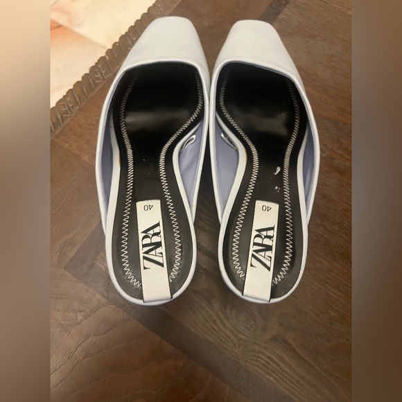 Zara Sky blue Women's Mules - Picture 6 of 6